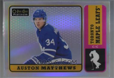 2018-19 O-Pee-Chee Platinum - Retro - Rainbow #R-50 - Auston Matthews