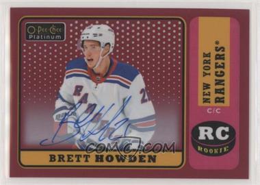 2018-19 O-Pee-Chee Platinum - Retro - Red Rainbow Autographs #R-69 - Brett Howden