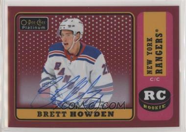 2018-19 O-Pee-Chee Platinum - Retro - Red Rainbow Autographs #R-69 - Brett Howden