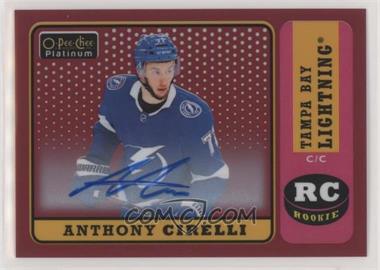 2018-19 O-Pee-Chee Platinum - Retro - Red Rainbow Autographs #R-79 - Anthony Cirelli