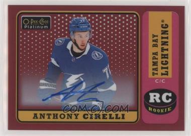 2018-19 O-Pee-Chee Platinum - Retro - Red Rainbow Autographs #R-79 - Anthony Cirelli