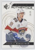 Rookie Authentics - Henrik Borgstrom #/25