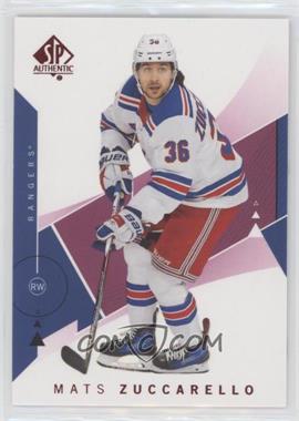 2018-19 SP Authentic - [Base] - Red #92 - Mats Zuccarello