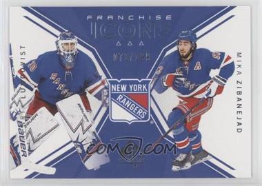 2018-19 SP Authentic - [Base] #128 - Franchise Icons - Henrik Lundqvist, Mika Zibanejad /199