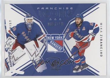 2018-19 SP Authentic - [Base] #128 - Franchise Icons - Henrik Lundqvist, Mika Zibanejad /199