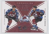 Franchise Icons - Peter Forsberg, Nathan MacKinnon #/199