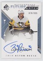 Autographed Future Watch - Zach Aston-Reese #/999