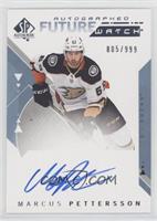 Autographed Future Watch - Marcus Pettersson #/999