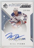 Autographed Future Watch - Neal Pionk #/999