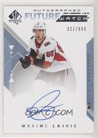 Autographed Future Watch - Maxime Lajoie #/999