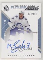 Autographed Future Watch - Mathieu Joseph (2019-20 SP Authentic Update) #/999