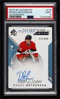 Autographed Future Watch - Drake Batherson [PSA 9 MINT] #/999