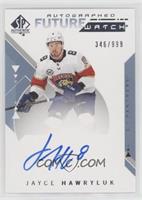 Autographed Future Watch - Jayce Hawryluk #/999