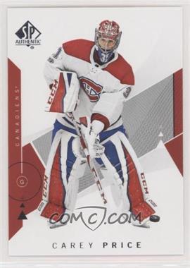 2018-19 SP Authentic - [Base] #75 - Carey Price