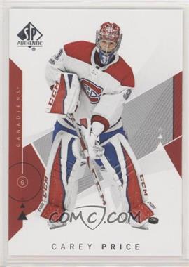 2018-19 SP Authentic - [Base] #75 - Carey Price