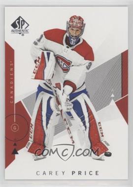 2018-19 SP Authentic - [Base] #75 - Carey Price