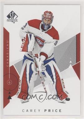 2018-19 SP Authentic - [Base] #75 - Carey Price