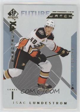 2018-19 SP Authentic - Spectrum FX - Bounty #S-42 - Future Watch Level 1 - Isac Lundestrom