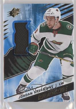 2018-19 SPx - Rookies - Materials #R-JG - Jordan Greenway