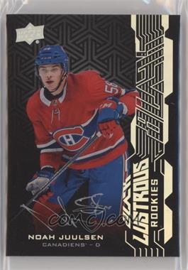 2018-19 SPx - UD Black Lustrous Rookies - Autographs #LR-NJ - Noah Juulsen