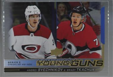 2018-19 Upper Deck - [Base] - Silver Foil #500 - Young Guns - Andrei Svechnikov & Brady Tkachuk