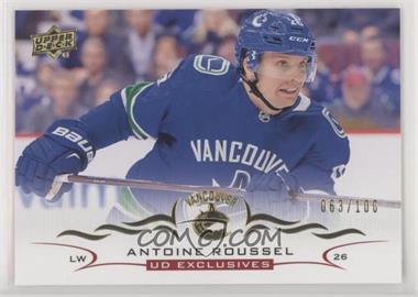 2018-19 Upper Deck - [Base] - UD Exclusives #426 - Antoine Roussel /100