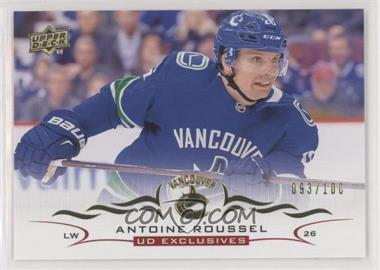 2018-19 Upper Deck - [Base] - UD Exclusives #426 - Antoine Roussel /100