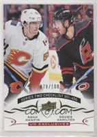 Checklist - Noah Hanifin, Dougie Hamilton #/100