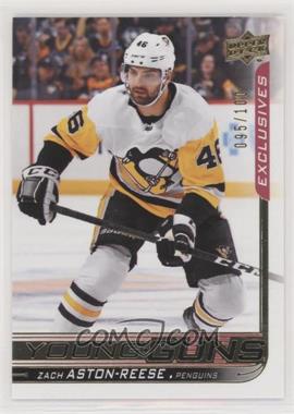 2018-19 Upper Deck - [Base] - UD Exclusives #496 - Young Guns - Zach Aston-Reese /100