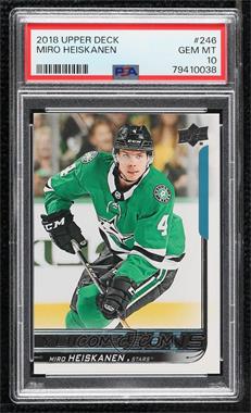 2018-19 Upper Deck - [Base] #246 - Young Guns - Miro Heiskanen [PSA 10 GEM MT]