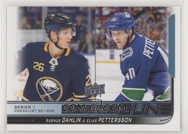 2018-19 Upper Deck - [Base] #250 - Young Guns - Rasmus Dahlin & Elias Pettersson