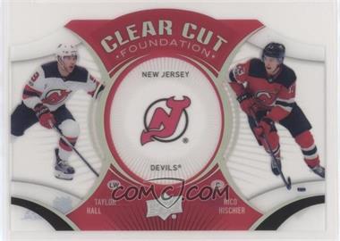 2018-19 Upper Deck - Clear Cut Foundation Duos #CCF-18 - Taylor Hall, Nico Hischier