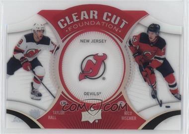 2018-19 Upper Deck - Clear Cut Foundation Duos #CCF-18 - Taylor Hall, Nico Hischier
