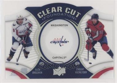 2018-19 Upper Deck - Clear Cut Foundation Duos #CCF-30 - Alexander Ovechkin, Evgeny Kuznetsov