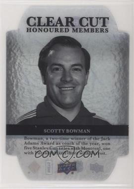 2018-19 Upper Deck - Clear Cut Honoured Members Update #HOF-81 - Scotty Bowman /100