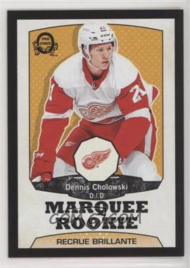 2018-19 Upper Deck - O-Pee-Chee Update - Black #633 - Marquee Rookies - Dennis Cholowski /100