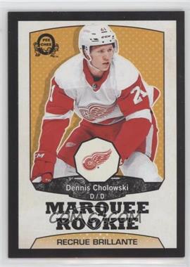 2018-19 Upper Deck - O-Pee-Chee Update - Black #633 - Marquee Rookies - Dennis Cholowski /100