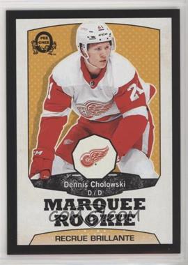 2018-19 Upper Deck - O-Pee-Chee Update - Black #633 - Marquee Rookies - Dennis Cholowski /100