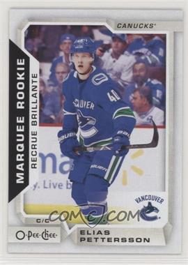 2018-19 Upper Deck - O-Pee-Chee Update #611 - Marquee Rookies - Elias Pettersson