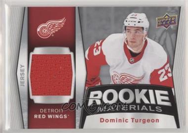 2018-19 Upper Deck - Rookie Materials #RM-DT - Dominic Turgeon