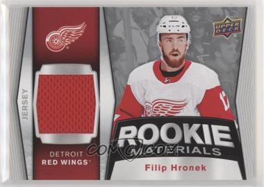 2018-19 Upper Deck - Rookie Materials #RM-FH - Filip Hronek