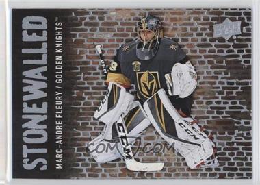 2018-19 Upper Deck - Stonewalled #SW-40 - Marc-Andre Fleury