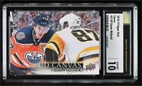 Connor McDavid (Facing off against Sidney Crosby) [CSG 10 Gem Mi…