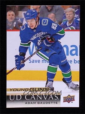 2018-19 Upper Deck - UD Canvas #C234 - Young Guns - Adam Gaudette