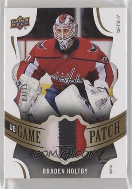 2018-19 Upper Deck - UD Game Patch #GJ-BH - Braden Holtby /15