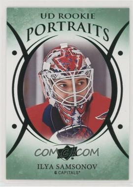 2018-19 Upper Deck - UD Portraits - Green #P-51 - Rookies - Ilya Samsonov