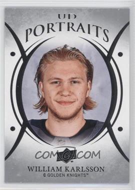 2018-19 Upper Deck - UD Portraits #P-43 - William Karlsson