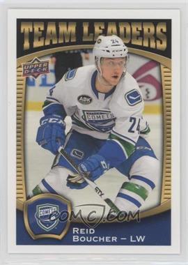 2018-19 Upper Deck AHL - Team Leaders #TL-16 - Reid Boucher