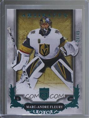 2018-19 Upper Deck Artifacts - [Base] - Aqua #107 - Stars - Marc-Andre Fleury /45