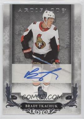 2018-19 Upper Deck Artifacts - Roman Numeral Rookies Redemptions - Autographs #IV - Brady Tkachuk /175